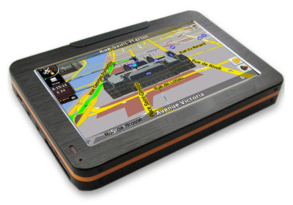 4.3 inch Portable Vehicle Navigator GPS V4302 Hỗ trợ BT,AV-IN,FM,Multimedia Player